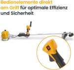 Débroussailleuse thermique 42,7 cm3 45 cm tête Tap&Go lame 3 dents