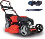 Tondeuse thermique 53 cm autotractée avec démarrage électrique – Avec lame supplémentaire