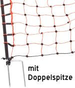 Filet volaille électrique 50 m hauteur 112 cm 16 piquets double pointe