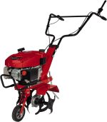 Einhell Motobineuse Thermique GC-MT 2560 LD 2.5 KW, Profondeur de Travail Jusqu’à 230 mm, Moteur 4 Temps 1 Cylindre, béquille réglable en Hauteur, Roue de Guidage orientable, Rouge