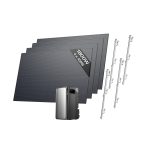 Batterie solaire 1,92 kWh avec 4 MPPT et sortie 2300 W – 1800W+Ultra+Support-Toit incliné