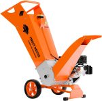 Forest Master FM18DDES Déchiqueteuse à bois avec broyeur – 18HP LCT 478cc Moteur à essence, démarrage électrique, puces jusqu'à 125 mm, lames réversibles, entraînement direct