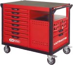 Servante d’atelier vide 5 tiroirs avec fermeture centralisée