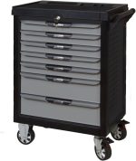 Servante d’atelier vide 5 tiroirs avec fermeture centralisée