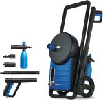 Nilfisk Excellent 180 Nettoyeur Haute Pression avec Smart Assistant – Nettoyeur Haute Performance pour Le Jardin, la Terrasse et Voitures 2800 W 128471416