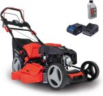 Tondeuse thermique 53 cm autotractée avec démarrage électrique – Avec huile moteur