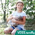 Filet pour volailles non électrifiable 50 m hauteur 112 cm 16 piquets vert