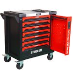 Servante d’atelier 257 outils 7 tiroirs porte latérale et tiroir vertical