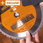 Scie à onglet coulissante multi-matériaux 255 mm 2000 W biseau 0–45° onglet 50–50°