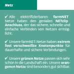 Filet pour volailles non électrifiable 50 m hauteur 112 cm 16 piquets vert