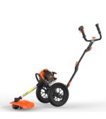 Débroussailleuse thermique 62 cm³ 3,5 CV 2 en 1 avec lame 3 dents et tête à fil