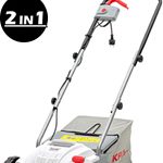 Scarificateur électrique 1500 W largeur 32 cm profondeur réglable sac 30 L 2 rouleaux