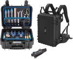 Valise d’outillage 53,5 x 36 x 19,5 cm capacité 43 charge 50 kg – JET 3000 – 33,3 x 23,5 x 15 cm
