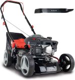 Scheppach Tondeuse à Gazon Thermique MP132-42 | Largeur de Coupe 42cm | 3,4 CV | Robuste | Fonction de Nettoyage | Panier 45L | Réglage de la Hauteur en 7 Positions 25-75mm | Lame + Huile Incluse