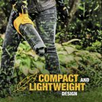 Souffleur sans fil 20 V débit 450 CFM niveau sonore 66 dB avec buse concentrateur format portatif