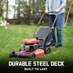Tondeuse à gazon essence PowerSmart 144 cc 18 pouces 3 en 1