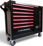 Servante atelier 7 tiroirs avec 390 outils et porte latérale