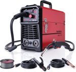 ARCCAPTAIN Poste à Souder MIG MAG, 200Amp 6 en 1 Gaz MIG/Sans gaz Flux Core MIG/Électrode Enrobée/Lift TIG/Soudage par points/Pistolet à fil 230V Machine de soudage multi-processus en aluminium