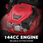Tondeuse à gazon poussée 53,3 cm 144 cc 3 en 1