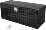 Boîte à outils camion aluminium 152,4 x 61 x 61 cm avec serrure – 152.4 x 61 x 61 cm
