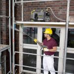 Nettoyeur haute pression eau froide 120 bar débit 500 l/h tuyau 10 m 2500 W lance 840 mm