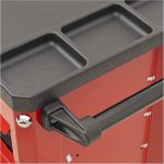 Servante d’atelier 3 tiroirs charge 25 kg par tiroir charge totale 200 kg roues 100 mm verrouillage central