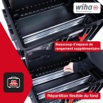 Caisse à outils électricien 115 pièces pour travaux jusqu’à 1000 V