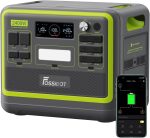 Station électrique portable 1024 Wh 1200 W batterie LiFePO4 7 sorties – F2400 green