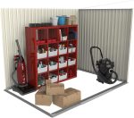 Abri de jardin en métal 4,37 m² toit monopente avec lucarne anthracite