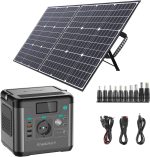 Générateur solaire 1000 W 725,76 Wh avec panneau 200 W – Kit Solaire 300W