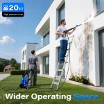 Nettoyeur haute pression 2300 PSI avec 4 buses et canon à mousse