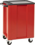 Servante d’atelier 3 tiroirs charge 25 kg par tiroir charge totale 200 kg roues 100 mm verrouillage central