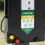 Électrificateur de clôture 230 V 10 200 V énergie 11 J affichage LED technologie impulsion longueur clôture jusqu’à 80 km