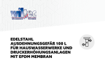Réservoir à vessie 100 L inox membrane EPDM pression max 5,4 bar raccord 1&Prime;
