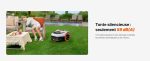 Robot tondeuse 500 m² sans fil périphérique AWD avec garage et cartographie automatique