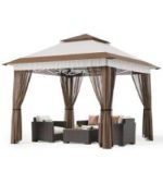 Abri de jardin métal 155 x 87 x 180 cm porte verrouillable