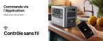 Station électrique portable 2048 Wh 2400 W UPS charge rapide