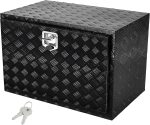Boîte à outils camion aluminium 152,4 x 61 x 61 cm avec serrure – 36 x 24 x 24 inch