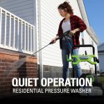 Nettoyeur haute pression électrique 2000 PSI 1,2 GPM avec réservoir de savon