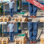 Filet électrifiable pour volailles 50 m hauteur 112 cm 16 piquets double pointe