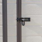 Abri de jardin monopente 1,8 m² polypropylène anti-UV plancher fenêtre charge toiture 75 kg/m²