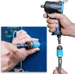 Enrouleur de tuyau montage mural 15 m diamètre intérieur 10 mm raccord rapide Stop at any point