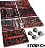 Servante d’atelier 257 outils 7 tiroirs porte latérale et tiroir vertical