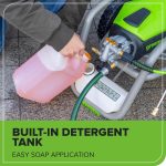 Nettoyeur haute pression électrique 2700 PSI 2,3 GPM tuyau 7,62 m