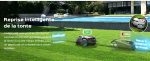 Robot tondeuse 1600 m² RTK avec coupe en U et bordures