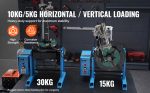 Positionneur rotatif de soudage 30 kg table inclinable 0 à 90°