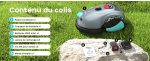 Robot tondeuse sans fil avec navigation visuelle et coupe 16 cm
