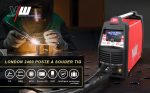 Poste à souder TIG AC/DC 200 A MMA 170 A fonction impulsion amorçage HF mémoire 9 tâches 230 V torche WP-26