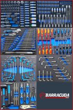 Servante d’atelier 7 tiroirs outillés avec armoire latérale