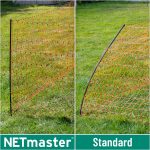 Filet électrifiable pour volailles 50 m hauteur 112 cm 16 piquets double pointe